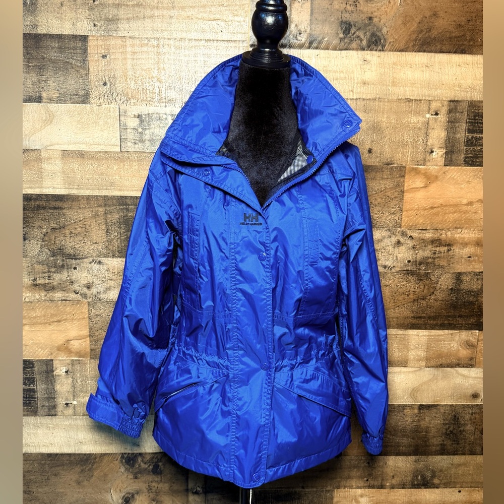 Hh Helly Hansen Women's Petite Royal Blue Hooded … - image 2